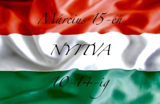 Ma is nyitva vagyunk!