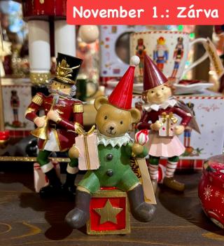 November 1-jén zárva vagyunk