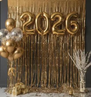 Újévi dekorációk nagy választéka