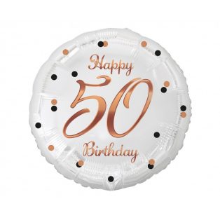 Happy 50 Birthday szülinapos fólia lufi