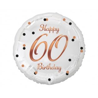 Happy 60 Birthday szülinapos fólia lufi