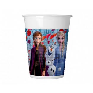 Jégvarázsos pohár, Frozen pohár, műanyagpohár