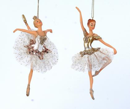 Arany-fehér flitteres balerina