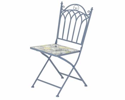 Citromos asztal + 4 db szék, teraszbútor, kerti bútor