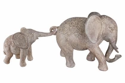 Elefánt figura, kerámia elefánt