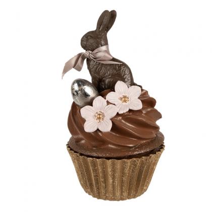 Húsvét nyúl, csokinyúl, csoki nyuszi, húsvéti nyuszi, nyuszis muffin, muffin dísz, cupcake dísz