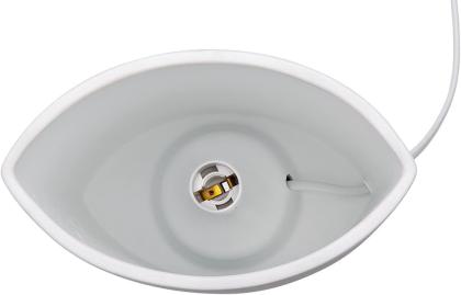 porcelán lámpa, csipke lámpa,szív mintás lámpa, lámpa szívvel