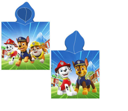 Paw Patrol poncsó, Mancs őrjárat poncsó, mintás poncsó, gyerek poncsó, kutyás poncsó