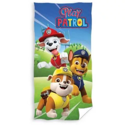 Paw Patrol törölköző, Mancs őrjárat törölköző, mintás törölköző, gyerek törölköző, kutyás törölköző