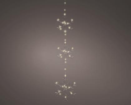 Hópihe hópehely alakú hangulatvilágítás, ablakba tehető 62 cm