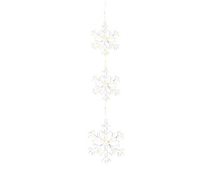 Hópihe hópehely alakú hangulatvilágítás, ablakba tehető 62 cm