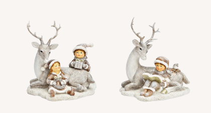 Szarvasos figura, gyerekekkel