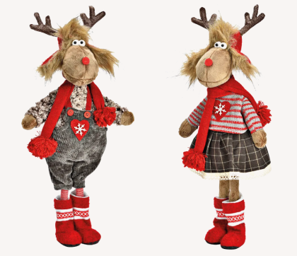 Rénszarvas figura, fiú/lány, 55 cm
