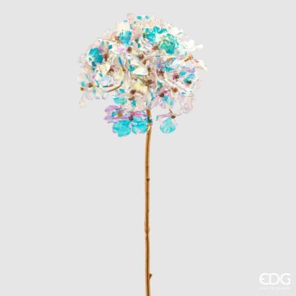 Hortenzia művirág, irizáló, színjátszó, 58 cm