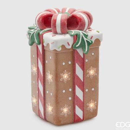 LED világító mézeskalács ajándékdoboz hangulatvilágítás (több méret), világító doboz, ajándék doboz, ajándékdoboz, ajándékcsomag