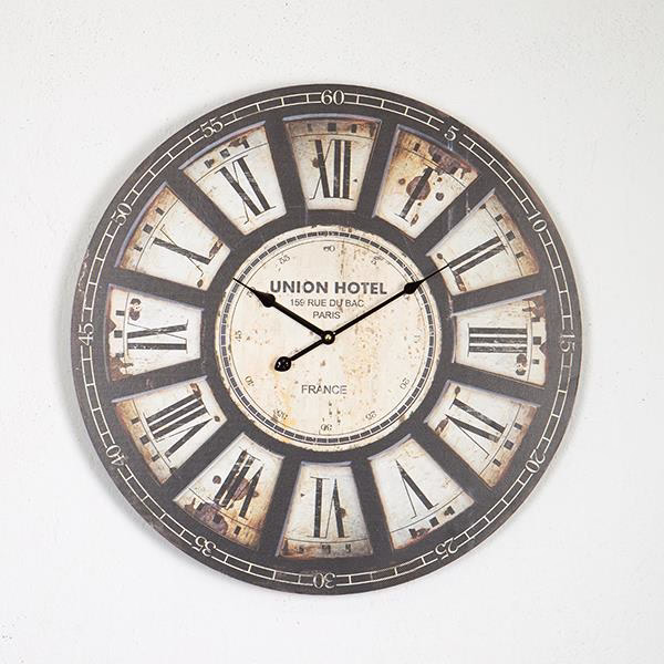 Falióra, antik hatású, Union Hotel, ∅ 58 cm