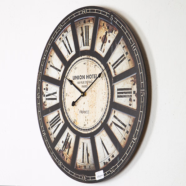 Falióra, antik hatású, Union Hotel, ∅ 58 cm