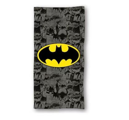 Gyerek strandtörülköző, Batman, Batmanes törölköző, 140x70 cm