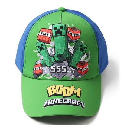 Minecraft baseball sapka, Minecraftos sapka, kisfiú sapka