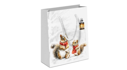Karácsonyi ajándéktasak, mókusos ajándéktasak, Squirrel family